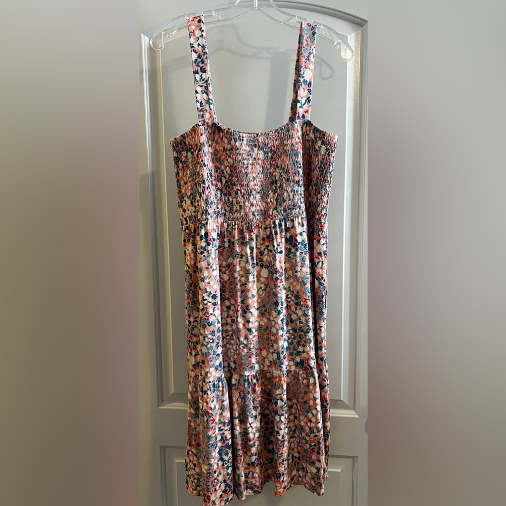 LOFT Multicolor Patterned Dress